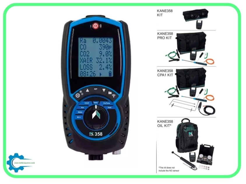 Kane | 358, CO2 Sensörlü Baca Gazı Analiz Cihazı